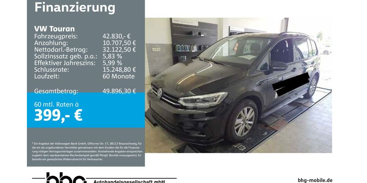 VW Touran 19.058 km 41.830 &euro; Ettlingen 76275