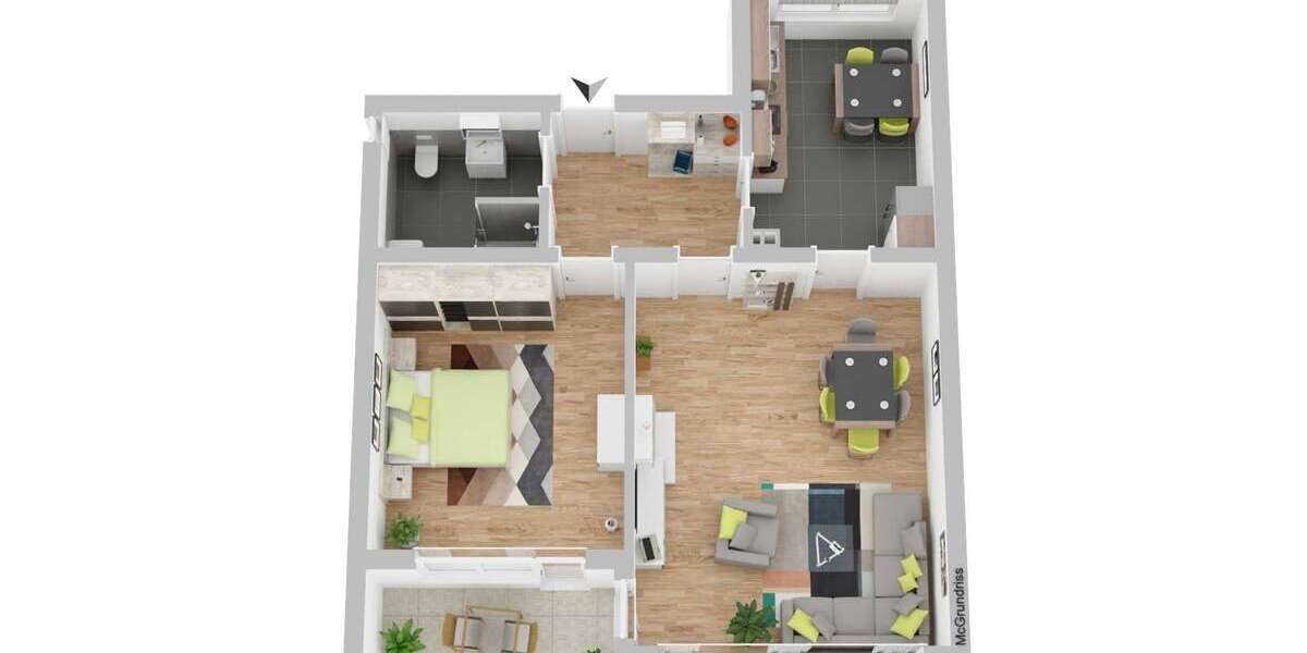 Etagenwohnung Pfinztal - 2 Zimmer, 79 m&sup2;, 960&euro; | Angebot:26790310