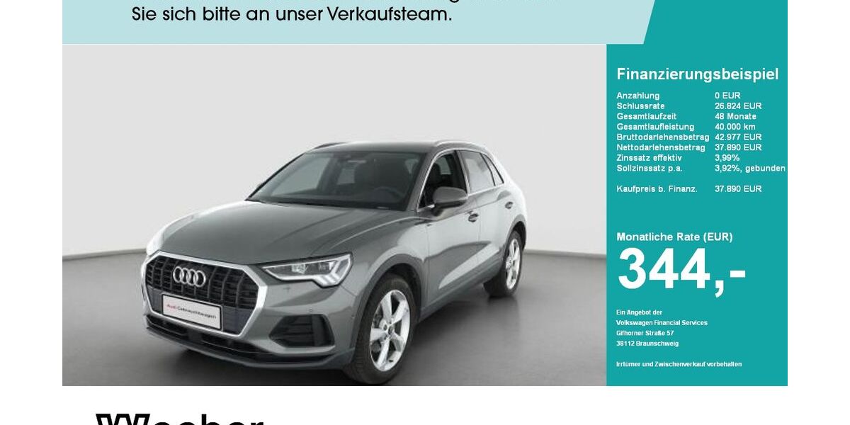 Audi Q3 7.189 km 37.580 &euro; Weil der Stadt 71263
