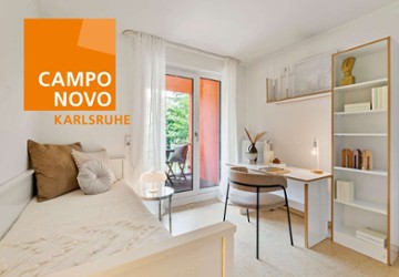 Wohnung Karlsruhe Nordweststadt - 1 Zimmer, 31 m&sup2;, 590&euro; | Angebot:26981367