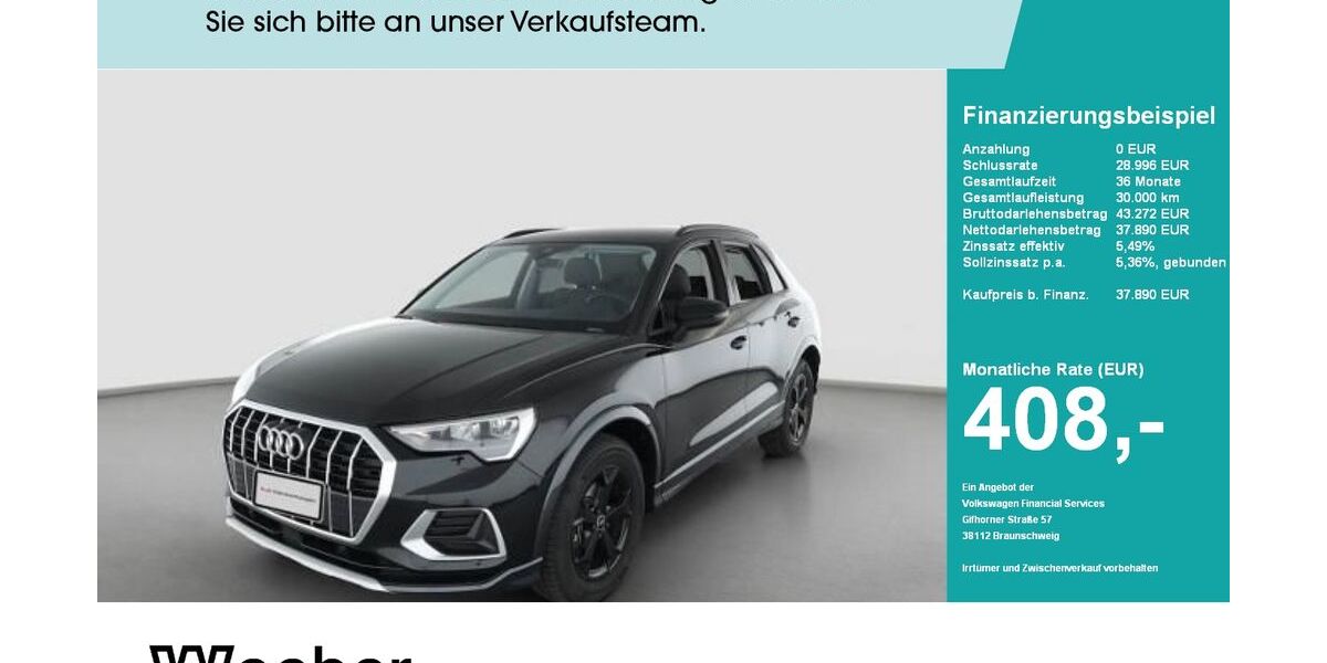 Audi Q3 4.715 km 37.580 &euro; Weil der Stadt 71263