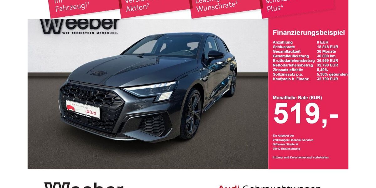 Audi A3 46.721 km 32.790 &euro; Weil der Stadt 71263
