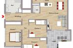 Etagenwohnung Leonberg - 4 Zimmer, 105 m&sup2;, 1.837&euro; | Angebot:23644746